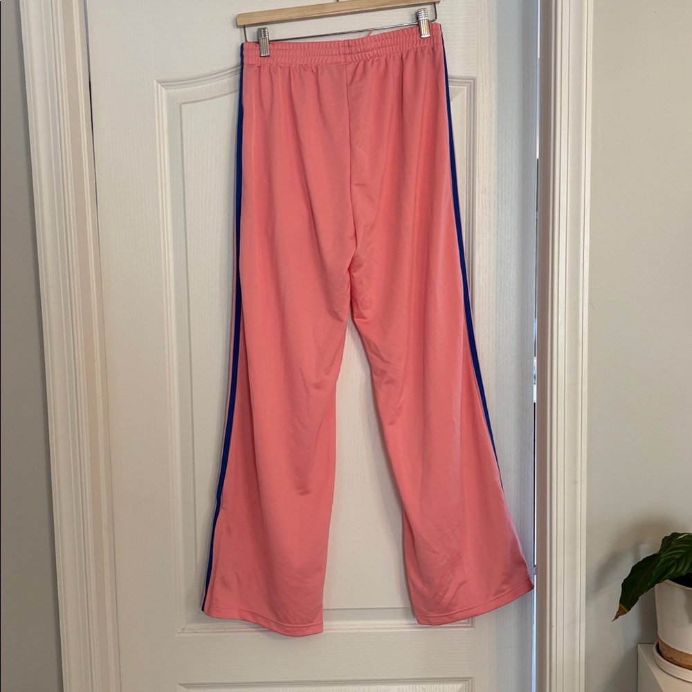 ADIDAS Pink Wide Leg Track Pant - Picture 3 of 4